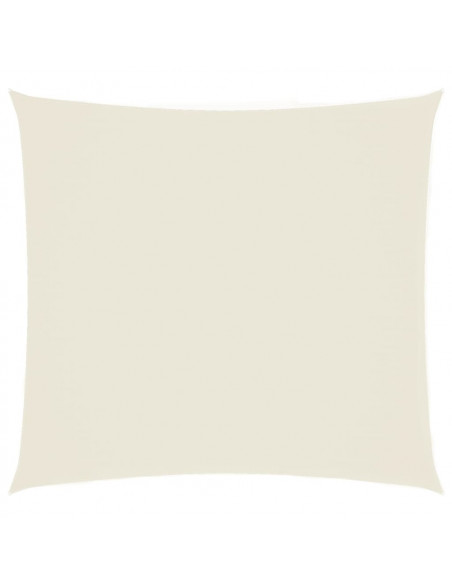 Vela Parasole in Tela Oxford Quadrata 2,5x2,5 m Crema