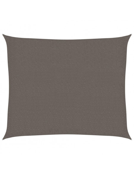 Vela Parasole 160 g/m² Antracite 2,5x3 m in HDPE