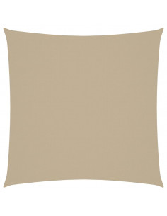 Vela Parasole in Tela Oxford Quadrata 5x5 m Beige 2