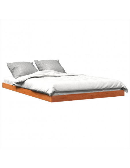 Giroletto Marrone Cera 140x200 cm in Legno Massello di Pino