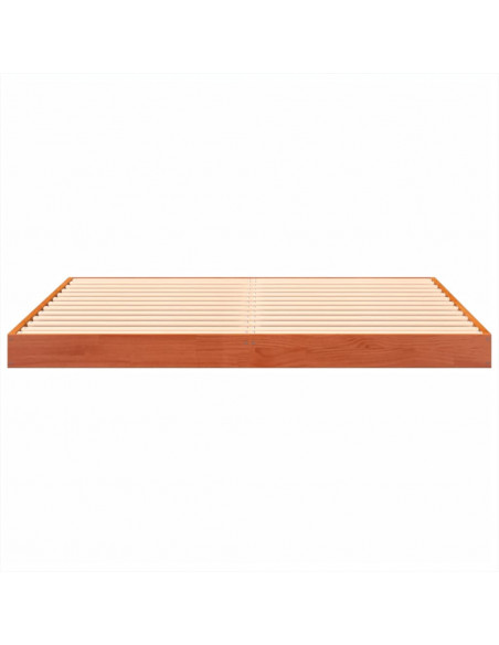 Giroletto Marrone Cera 140x200 cm in Legno Massello di Pino