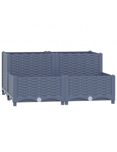 Fioriera Rialzata 80x80x38 cm in Polipropilene