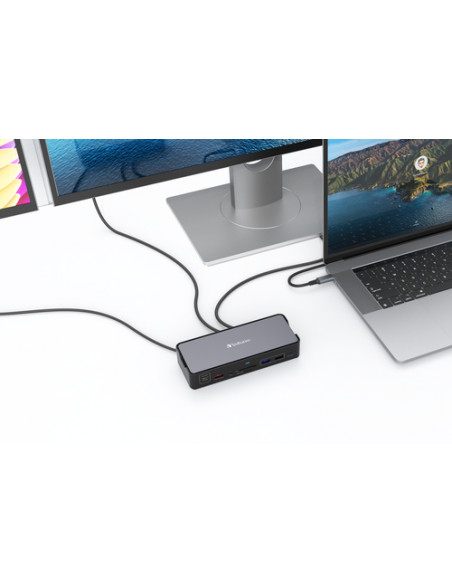 Verbatim CDS-15 Cablato USB 3.2 Gen 1 (3.1 Gen 1) Type-C Nero, Grigio