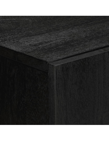 Credenza Nera 60x33x75 cm in Legno Multistrato