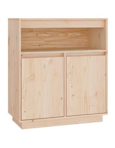 Credenza 70x34x80 cm in Legno Massello di Pino