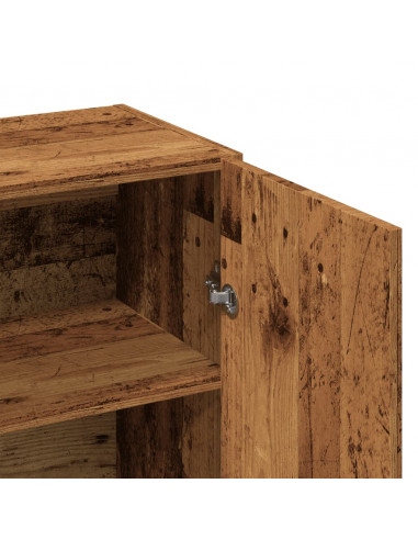Credenza Legno Antico 70x34x90 cm in Truciolato