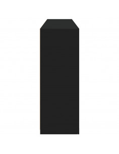 Credenza con Luci LED Nera 162x37x100 cm 2