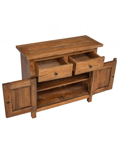 Credenza in Legno Massello di Recupero 75x30x65 cm