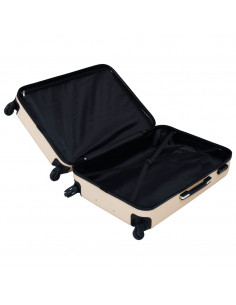 Trolley a Custodia Rigida Oro in ABS