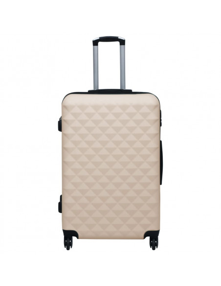 Trolley a Custodia Rigida Oro in ABS