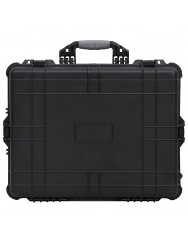 Valigetta da Volo con Ruote Nera 63x50x23 cm in PP