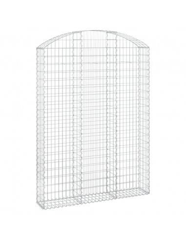 Cesto Gabbione ad Arco 150x30x200/220 cm Ferro Zincato