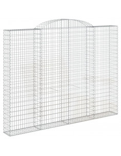 Cesto Gabbione ad Arco 300x30x220/240 cm Ferro Zincato 2