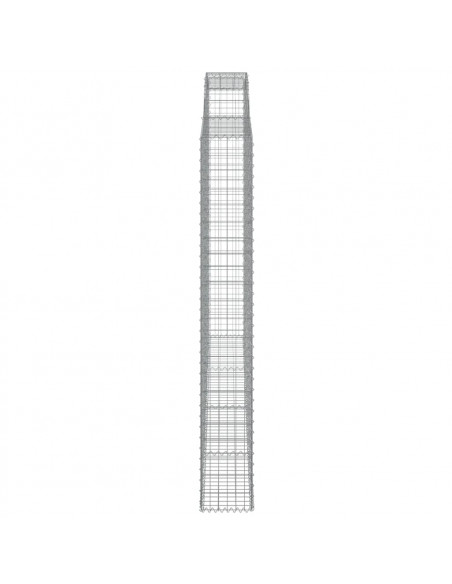 Cesto Gabbione ad Arco 300x30x220/240 cm Ferro Zincato