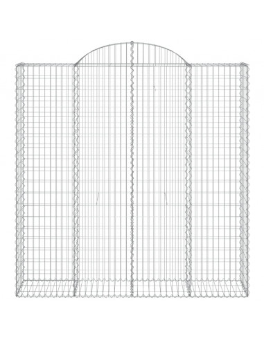 Cesto Gabbione ad Arco 200x50x200/220 cm Ferro Zincato