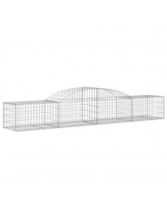Cesto Gabbione ad Arco 300x50x40/60 cm Ferro Zincato 2