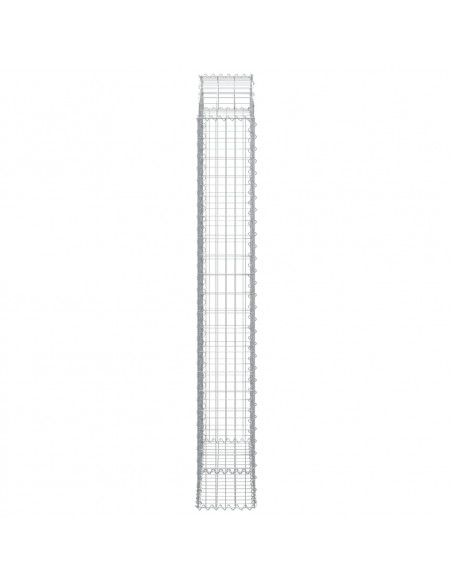 Cesto Gabbione ad Arco 100x30x200/220 cm Ferro Zincato