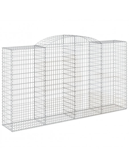 Cesto Gabbione ad Arco 300x50x160/180 cm Ferro Zincato