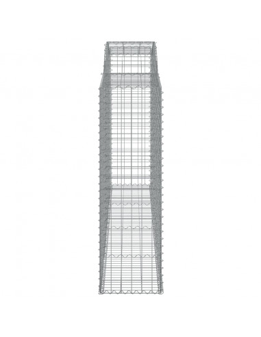 Cesto Gabbione ad Arco 300x50x160/180 cm Ferro Zincato