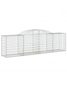 Cesto Gabbione ad Arco 300x50x80/100 cm Ferro Zincato 2
