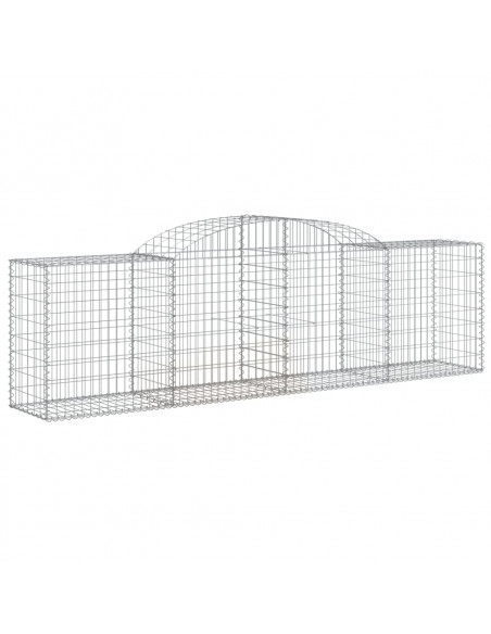 Cesto Gabbione ad Arco 300x50x80/100 cm Ferro Zincato