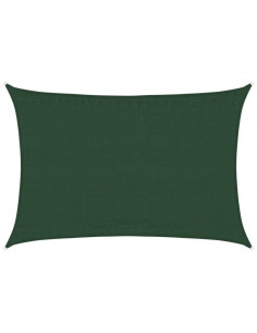 Vela Parasole 160 g/m² Verde Scuro 3,5x5 m in HDPE 2