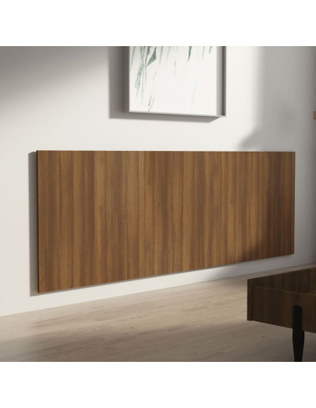 Testiera Letto Rovere Marrone 240x1,5x80 cm Legno Multistrato