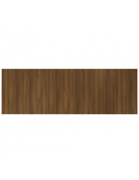 Testiera Letto Rovere Marrone 240x1,5x80 cm Legno Multistrato