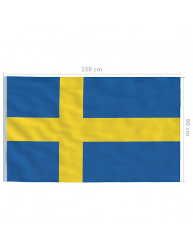 Bandiera della Svezia 90x150 cm
