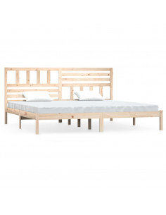 Giroletto in Legno Massello di Pino 200x200 cm 2