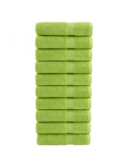Asciugamani da Doccia 10 pz Mela 70x140 cm 600 g/m² 100% Cotone