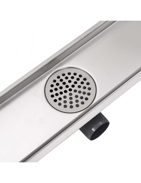 Canaletta di Drenaggio per Doccia Lineare 930x140 mm in Acciaio