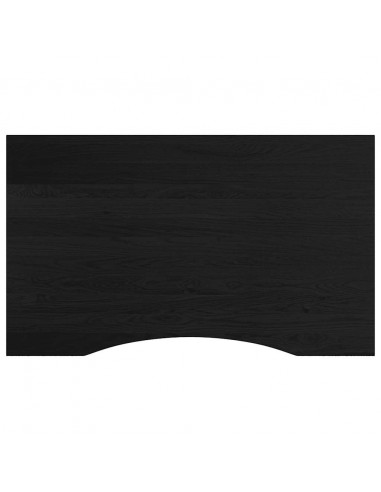 Banco Lavoro Marrone Scuro 100x60x(71,5-98) cm Legno di Rovere