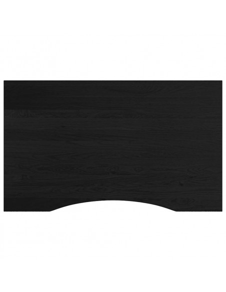 Banco Lavoro Marrone Scuro 100x60x(71,5-98) cm Legno di Rovere