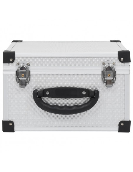 Custodia CD per 40 CD in Alluminio ABS Argento