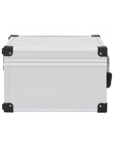 Custodia CD per 40 CD in Alluminio ABS Argento