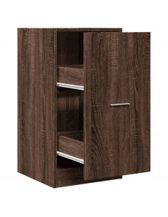 Armadietto da Farmacia Rovere Marrone 40x41x77,5 cm Truciolato 2
