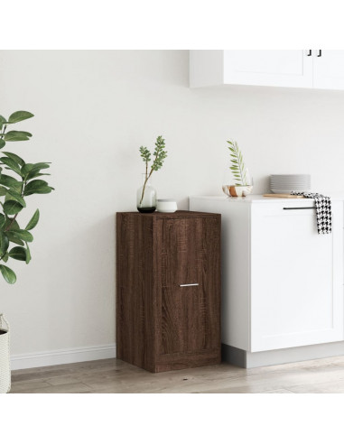 Armadietto da Farmacia Rovere Marrone 40x41x77,5 cm Truciolato