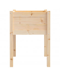 Fioriere da Giardino 2 pz 50x50x70 cm in Legno Massello di Pino
