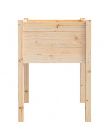 Fioriere da Giardino 2 pz 50x50x70 cm in Legno Massello di Pino