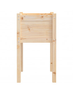 Fioriere da Giardino 2 pz 40x40x70 cm in Legno Massello di Pino