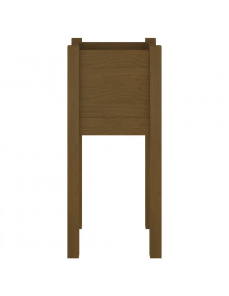 Fioriera da Giardino Miele 31x31x70 cm in Legno di Pino