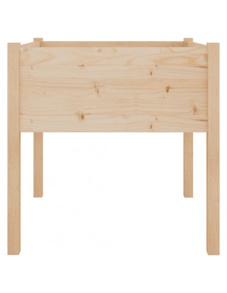 Fioriera da Giardino 70x70x70 cm in Legno Massello di Pino