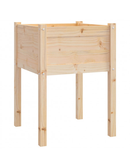 Fioriere da Giardino 2 pz 50x50x70 cm in Legno Massello di Pino
