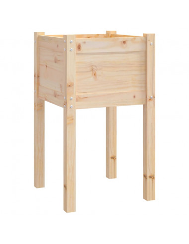 Fioriera da Giardino 50x50x70 cm in Legno Massello di Pino