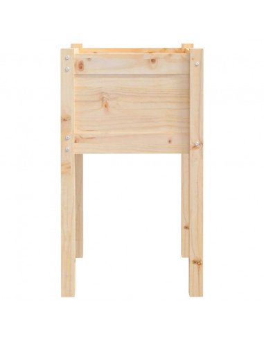 Fioriera da Giardino 40x40x70 cm in Legno Massello di Pino