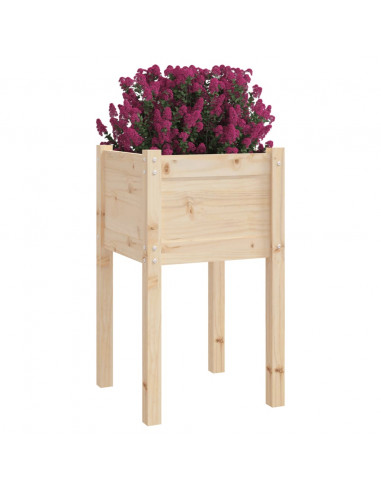 Fioriere da Giardino 2 pz 40x40x70 cm in Legno Massello di Pino