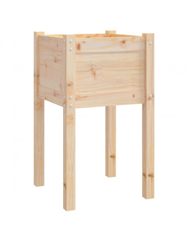 Fioriere da Giardino 2 pz 40x40x70 cm in Legno Massello di Pino