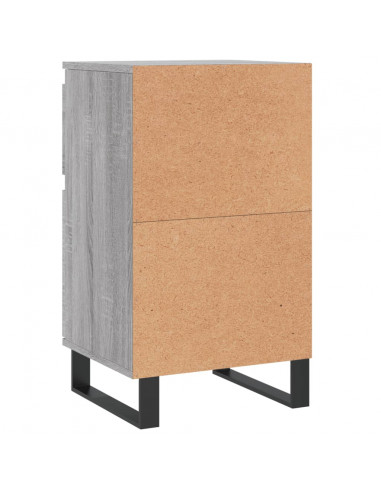 Credenze 2 pz Grigio Sonoma 40x35x70 cm in Legno Multistrato