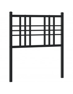 Testiera in Metallo Nero 75 cm 2